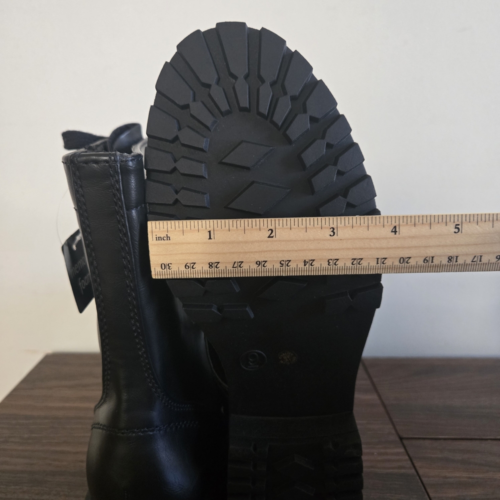 Arizona Jean Company Joyce Combat Boots Womens Size 9M Black Lace Up Memory Foam - Picture 13 of 14